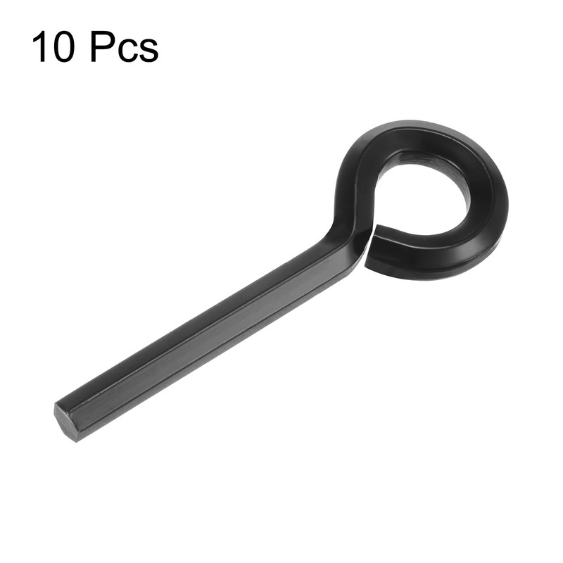 HARFINGTON 10pcs Dogging Hex Key Wrench 7/32" SAE Metal Dog