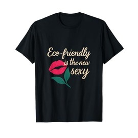 Eco-Friendly Is The New Sexy Sustainable Lip Print T-Shirt