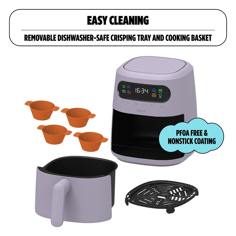 CRUX x Marshmello 3.0 QT Digital Air Fryer with TurboCrisp