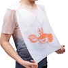 MGTECH 30 Pack 23 Inch Crab Bibs Thick Disposable Plastic