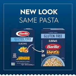 Barilla BARILLA Gluten Free Elbows Pasta, 12 Ounce (Pack of 8) - Non-GMO Gluten Free Pasta Made with Blend of Corn & Rice - Vegan Pasta