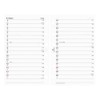 2026 Mini 6 Hole Size Monthly Diary Vertical Personal Organizer