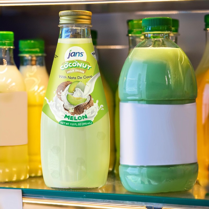 JANS - COCONUT MILK DRINK (with NATA DE COCO) MELON