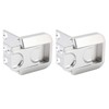 2pcs Home Security Door Reinforcement Lock Anti Theft Aluminum Alloy