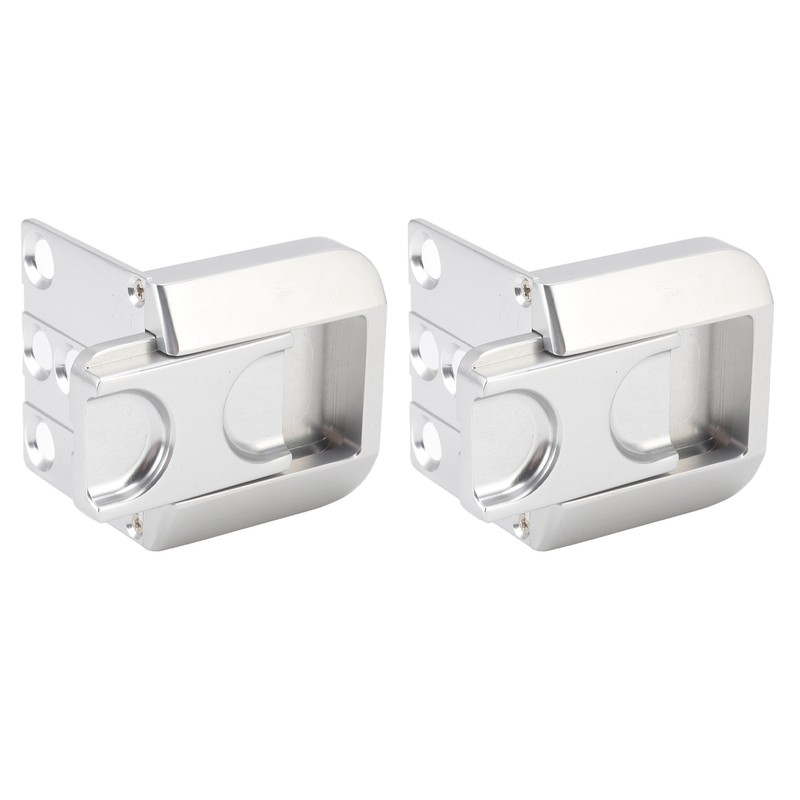 2pcs Home Security Door Reinforcement Lock Anti Theft Aluminum Alloy