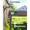 Sprinkler Timer with Brass Inlet and Outlet, Programmable Water Timer