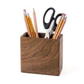 Wislist Remote Holder Hole-Free, Self-Adhesive Storage Wooden Box Small