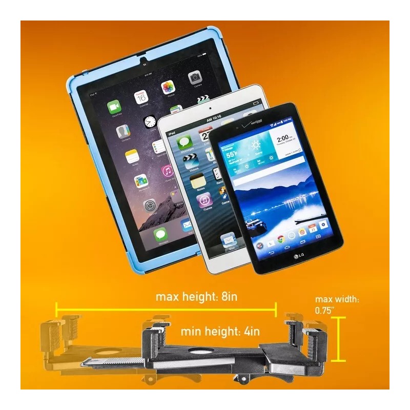 Universal iBOLT TabDock Console - Heavy Duty Expandable and Adjustable