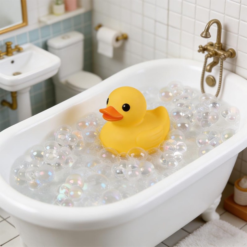 Luckforest Miniature Acrylic Bubbles, 30 Pcs Transparent Mini Bubbles Models