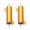 WEIJ 2Pcs RX24 50W 1.5 Ohm Aluminum Case Load Current