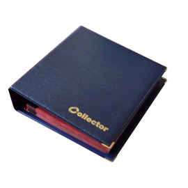 Collector Coin Album for Mix sizes coins from small till large coin - with pages and red dividers + index (Album for 300 coins, Blue)