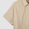 JAJU [JAJU] Women's Cotton Short Sleeve Dress_Beige