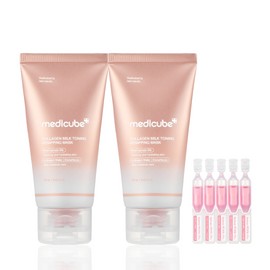 Medicube Collagen Milk Wrapping Mask 75ml x 2 / 메디큐브 콜라겐 우유 랩핑 마스크 75ml 2개