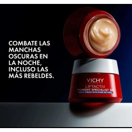 Vichy Liftactiv Crema Noche Correctora Tono Todo Tipo Piel
