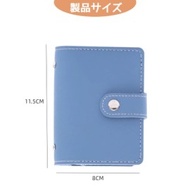 KALOLINNA Card Case, Skimming, Magnetic Protection, RFID Block, Card Holder, 26 Credit Cards, Storage for Business Card Files, Credit Card Holder, Compact, Large Capacity, Bifold for Men, Women,