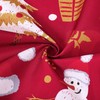 LuxFocus Round Tablecloth Christmas Decoration, Waterproof Tablecloth for Dining Room,