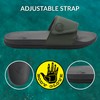 BODY GLOVE Men’s Slides, Cushioned Slide-on Sandal Slippers with Padded