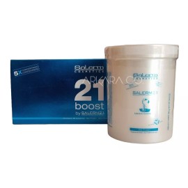 Salerm Cosmetics Kit Salerm 21 Boost 8 Ampolletas + Acondicionador 1kg
