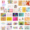 Joyberg 32 PCS Happy Birthday Cards Bulk with Envelopes, 4x6