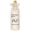 Graduation Wine Bag for Doctorate Degree, PhD, and Doctor, PhD