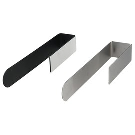 Urjumpea Stainless Steel Paper Towel Holder Black/Sliver Self Adhesive Towels Rack Perforation-Free Hand Towel Ring Toilet