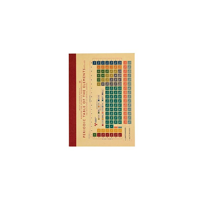 Rex London Periodic Table A6 Lined Notebook