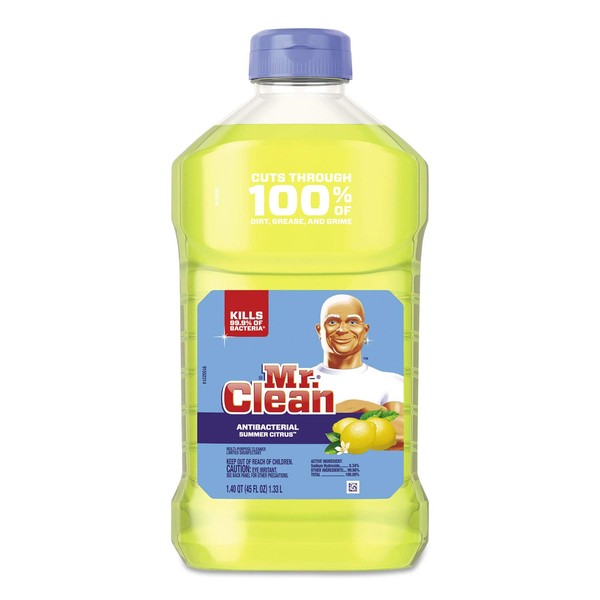 Mr Clean 77131 45 Oz Summer Citrus Scent Antibacterial Multi-Surface Cleaner (Pack of 6)