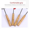 Michear Weeding Puller Garden Hoe Hand Tool,Stainless Steel Hand Hoe