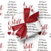 RUSPEPA 10th Anniversary Wrapping Paper Roll for Tin Wedding -
