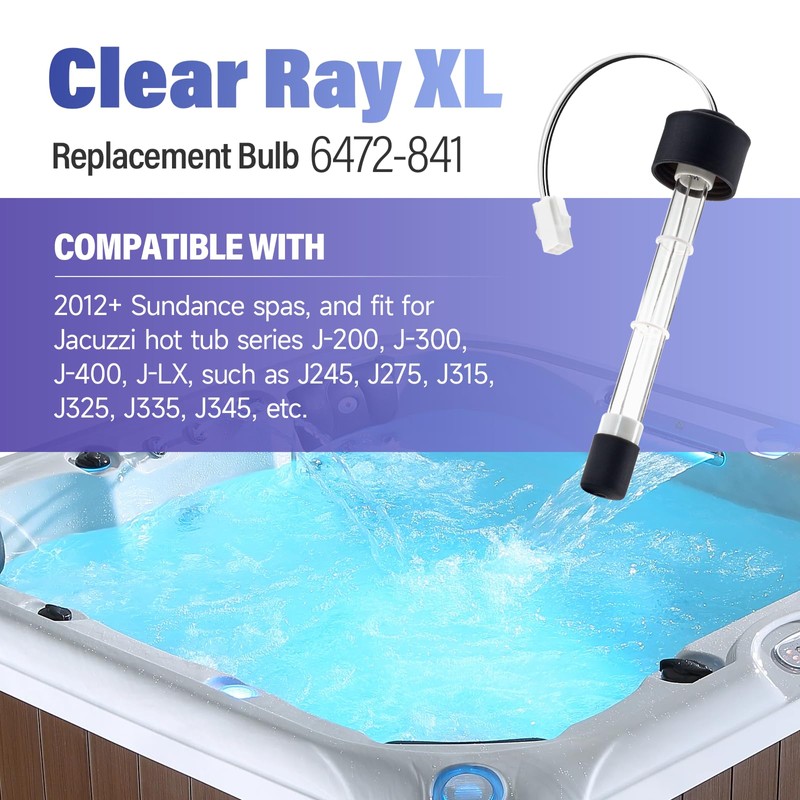 ANTOBLE Clear Ray XL Replacement Bulb, 6472-841 Spa UV Bulb