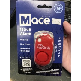 Mace Brand 130dB Personal Alarm #80739 Red