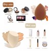 SISTEMAS Kit Esponja De Maquillaje Caja De 8 Piezas