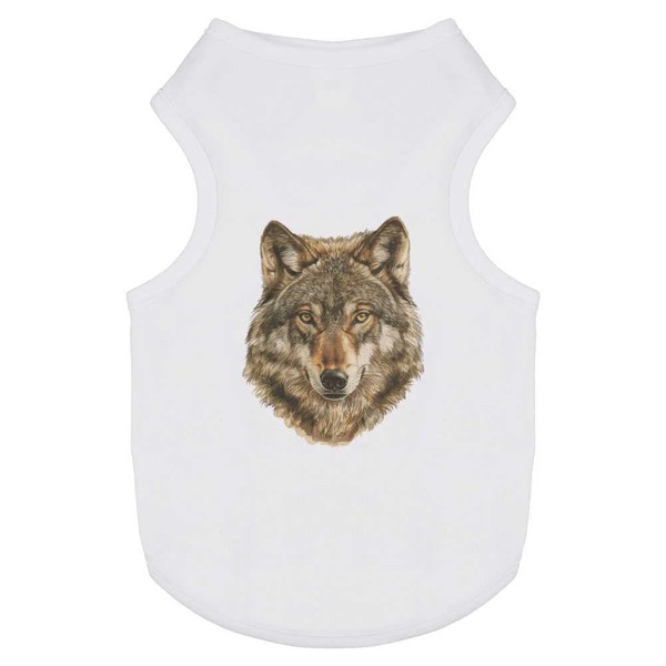 'Wolf Portrait' Pet Dog/Cat T-Shirt (PT00152482)