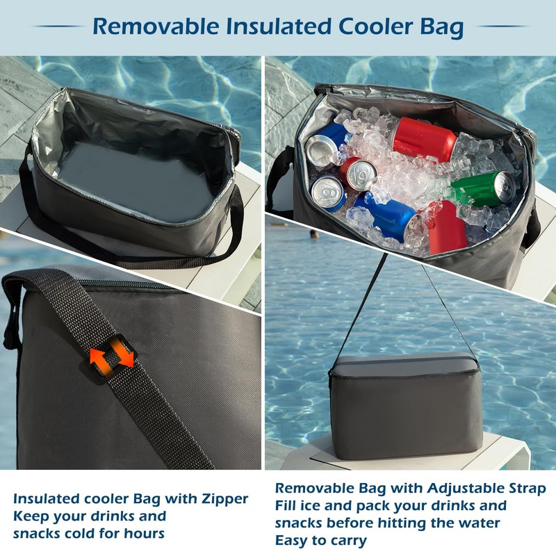 Jasonwell Inflatable River Tube Float - 2 Person Heavy Duty