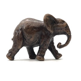 Butler & Peach - Solid Bronze Miniature Elephant