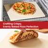 ROCKSHEAT Pizza Stone, Cordierite Pizza Pan for Oven Grill and