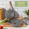 T-Fal Revive Ceramic Nonstick Sauce Pan with Lid, 3 Qt,