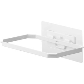 Yamazaki 1566 Film Hook, Folding Drain Net Holder, White, W 6.6 x D 4.9 x H 0.9 inches (W 16.8 x D 12.5 x H 2.3 cm) (Not Including Film Hook) Tower, Triangle Corner, Garbage Catcher