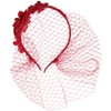 Beaupretty Makeup Headband Womens Fascinators Hat Bridal Wedding Veil Mesh