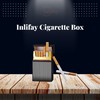 Inlifay Cigarette Box, Waterproof Portable Holder Box with Magnet Switch