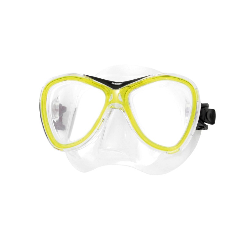 SEAC Capri Siltra Adult PVC Snorkelling Mask Yellow yellow