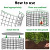 Hi Sasara 3 Sets Wire Plant Protectors Cage,11.8" Dia x