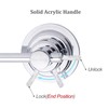 Sneatup Suction Cup Extendable 17-29" Stainless Steel Towel Bar (Chrome