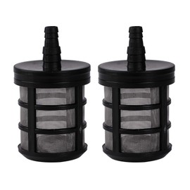 Aimela 2 Household Hose Filters, Water Pump Filters and Stainless Steel Encryption Filters are Suitable for Sprayers, Car Washers, Oil Pumps and Industrial Equipment (Size: 3/8"-1/2" Inch).