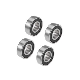 Motoforti 6202-2RS Deep Groove Ball Bearings Z2 15mm X 35mm X 11mm Double Shielded Carbon Steel 4pcs Long-lasting