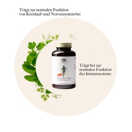 KRÄUTERHANDEL SANKT ANTON - Vitamin B12-500 mcg Vitamin B12 - High Dose - Laboratory Tested - German Premium Quality (185 Capsules)