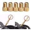 Kangql 5 x Presta to Schrader Valve Converter Bike Pump