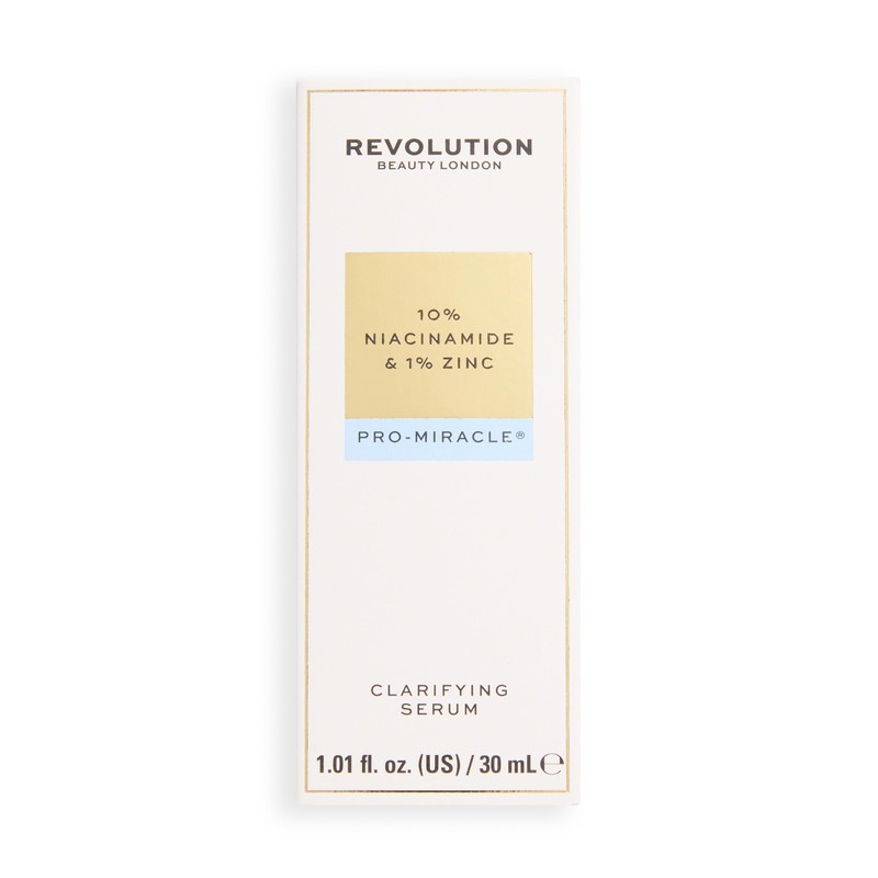 Revolution Pro Miracle 10% Niacinamide 1% Zinc Serum, Targeted Skincare