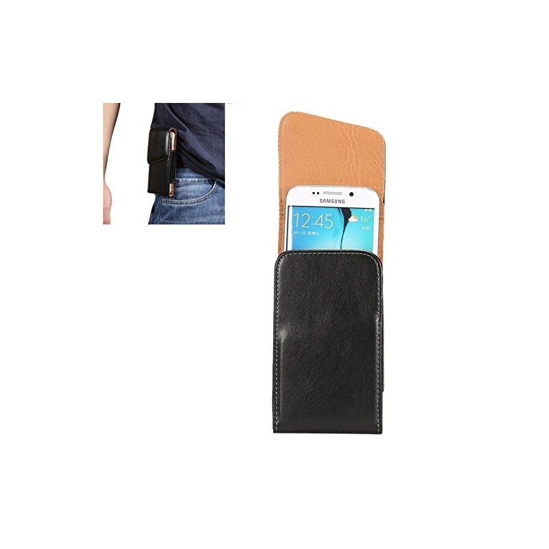 DFV mobile - Magnetic Leather Executive Case Belt Clip Rotary
