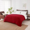 Douceur Christmas Red Throw Blanket for Bed, Soft Cozy Lightweight